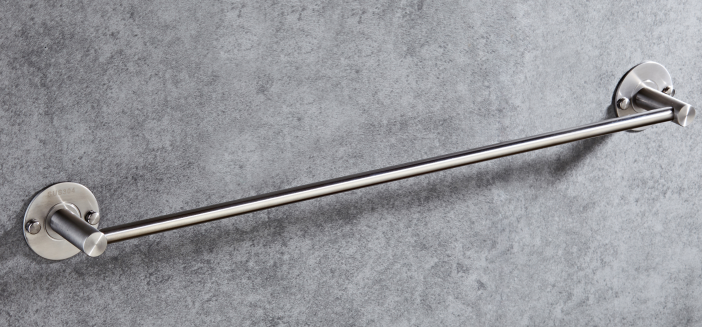 Single Towel Rail 83508- Round &Stainless steel 304&Brush &Bathroom Accessories &kitchen,Sanitary Hardware