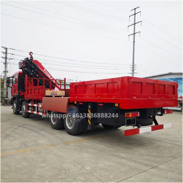 SINOTRUCK HOWO Cargo Truck With 16 Tons Folding Arm Crane Truck-mounted Crane Boom Truck