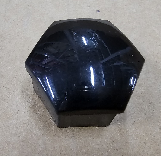 Quality Glossy Black Tesla Wheel Nut Cover 22mm ABS Plastic 5x5x3cm wholesale