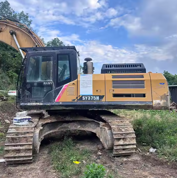 Second Hand Sany SY375H Excavator with Bucket 37.5 Tons Original Second Hand Excavator for Sale