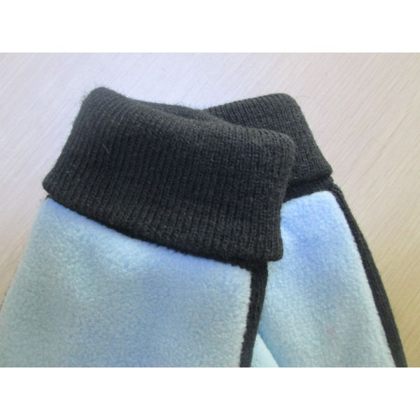 Winter gloves for Men and Woven Robbin Cuff--Fleece Glove--Polyester glove-