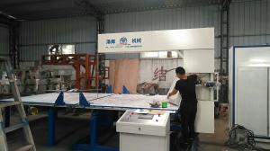 China Vertical Digital Sponge Cutting Machine , Automatic Foam Cutting Machinery For Sponge Mattress on sale