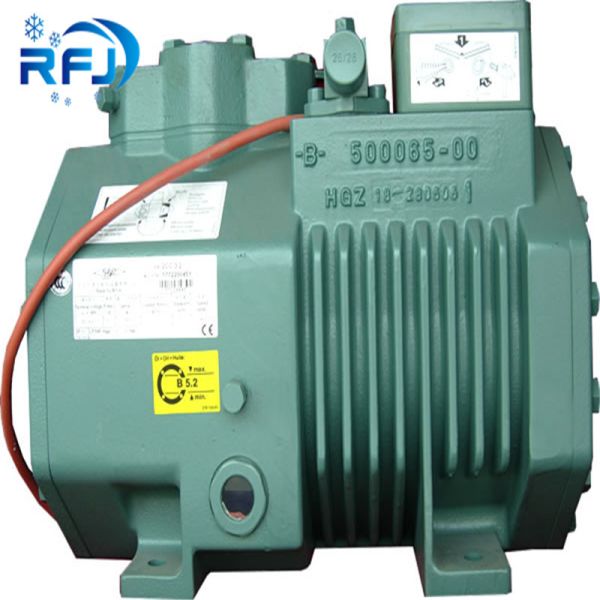 semi hermetic compressor 2KC-05.2Y Refrigeration Air Conditioning Compressor blue
