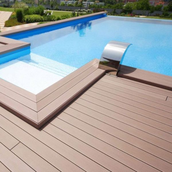 Waterproof WPC Garden/Outdoor Decking Fence/Flooring NYN150*25 with Scratched Surface