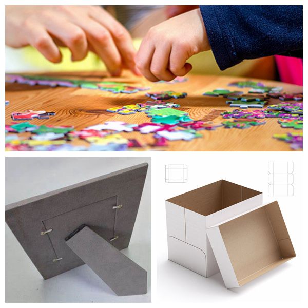 Recycled Pulp 1.2mm 1.5mm Colored Grey Board For Jigsaw Moistureproof Recycled Pulp 1.2mm 1.5mm Colored Grey Board For Jigsaw Moistureproof