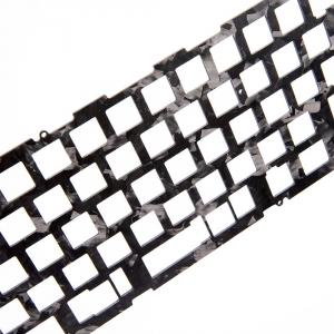 Quality 0.05mm Molding Carbon Fiber Parts 18K Carbon Fiber Keyboard Case wholesale