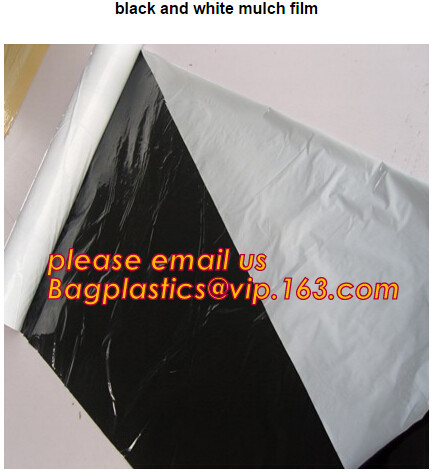 0.1mm 0.12mm 0.15mm 0.18mm 0.2mm 0.25mm hydroponic agriculture white/black panda opaque polyethylene PE film BAGPLASTICS