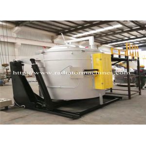 Aluminum Electric Metal Melting Furnaces Tilting 500KG Resistance 75kW