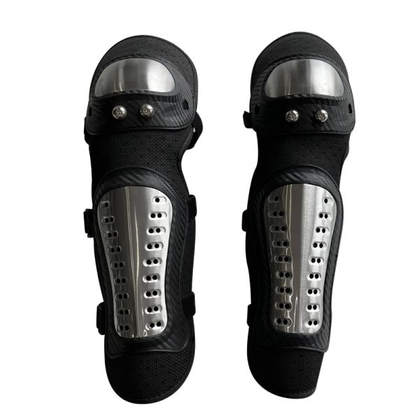 Customized Colors Motorcycle Riding Stainless Steel Protective Gear Knee Elbow Pads