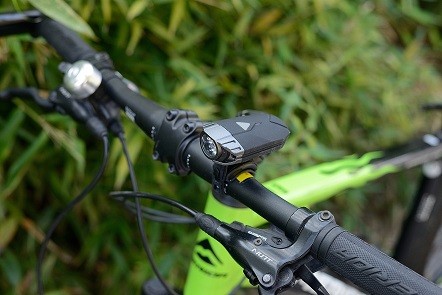 300lm USB Rechargeable Bike Headlight 80x30mm , 44mm Rechargeable LED Bicycle Lamp