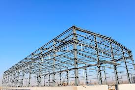 High Rigidity Steel Structure Workshop , Multi Storey Building Construction
