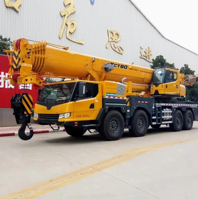 XCT80 Truck crane widely used for the lifting operations in general engineering projects
