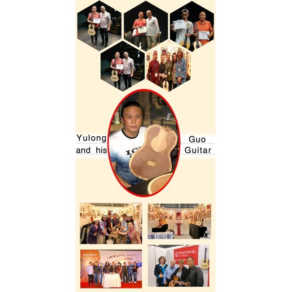 Yulong Guo A-Echoes Brand All Solid Nomex Double Top nylon string Classic Guitar