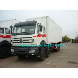Quality North Benz Beiben brand 8x4 4138B 50Ton 380hp 12 wheeler Heavy Off Road Container Cargo Truck for rough terrain road wholesale
