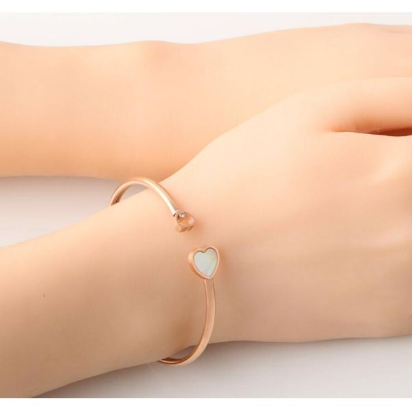 Rose Gold Color Cross Bracelet for Men Women Couples Jewelry Fashion Stainless Steel Chain