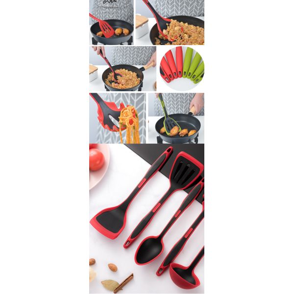 OEM ODM Heat Resistant Silicone Kitchen Utensil Cooking Spatulas