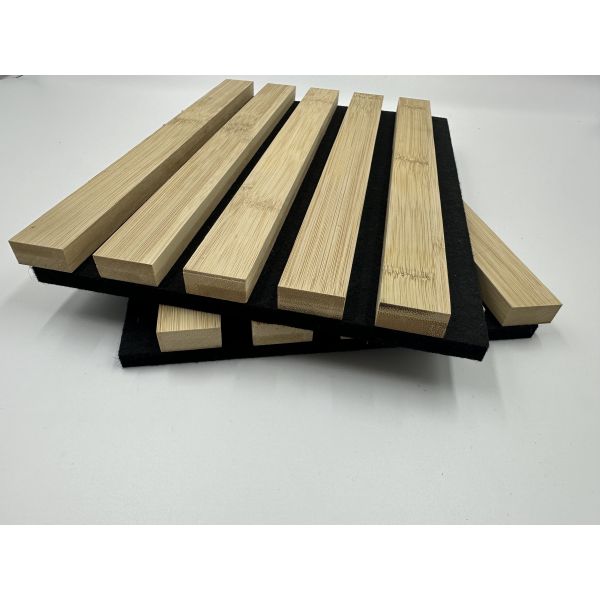 Building Materials Wholesale Natural Bamboo Wood Akupanel Sound Absorption Interior Acoustic Wood Wall Panels