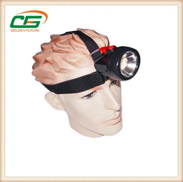 Cordless 4.2V LED Life KL2.5LM Mining Cap Lamp With 90 Degree