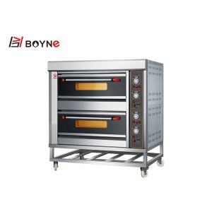 China Digital Temperature Controler 2 Layer Electric Pizza Oven on sale