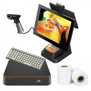 Quality All In One Supermarket Android POS Terminal With Printer Sunmi D2S 15.6&quot; Touch Screen wholesale