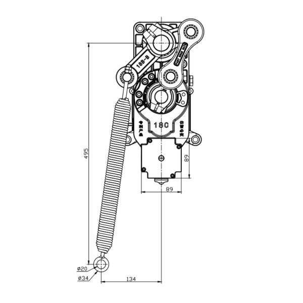 Customizable-Speed Vehicle-plate Reading Barrier Gates Motor for Parking Lots