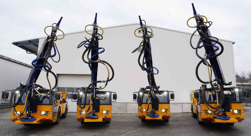 Quality Efficient Wet Concrete Shotcrete Robot Machine Advanced Reliable For Tunneling Slope Projects wholesale