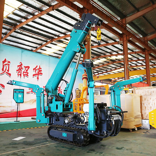 Construction Equipment 1.2 Ton Crawler Cranes ZHONGMEI Small Telescopic Electric Spider Crane
