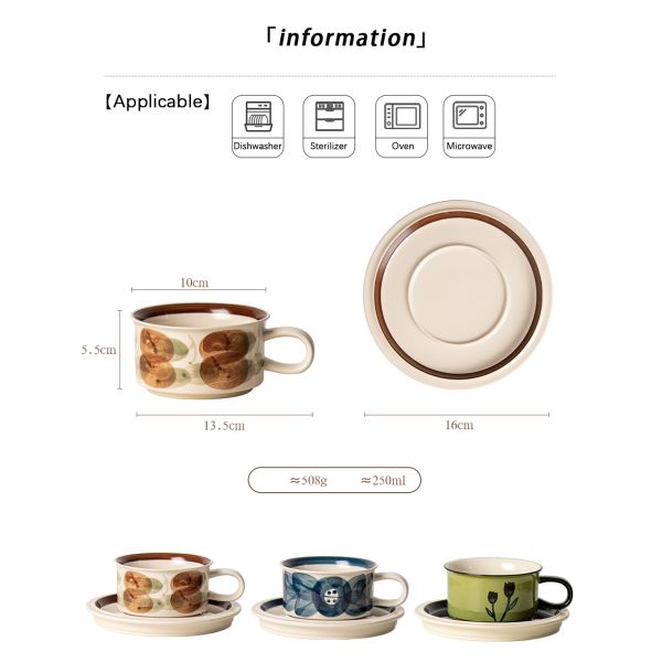 Popular design custom colorful gift drink wholesale milk cappuccino espresso tea cups custom ceramic coffee mugs