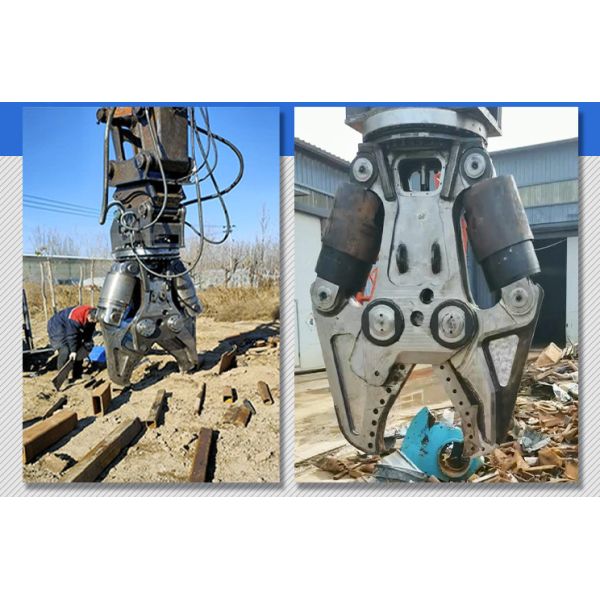 Swiss Motor Tree Grabber Excavator Hydraulic Shear YAKAI Cutting Steel