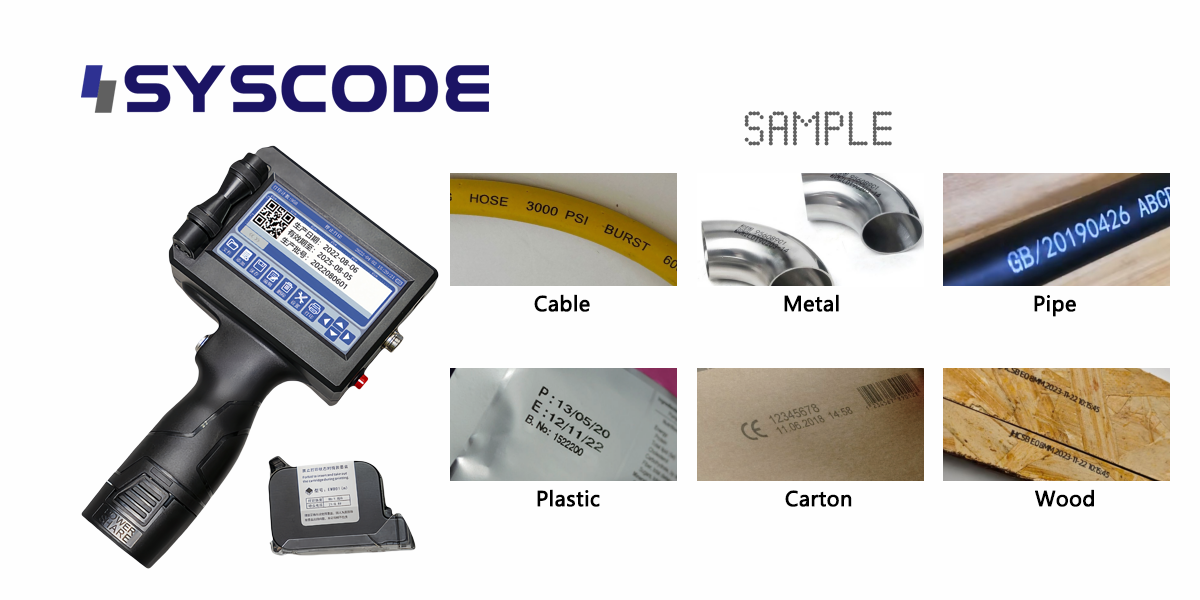 Industrial Handheld Inkjet Printer for Accurate Labeling