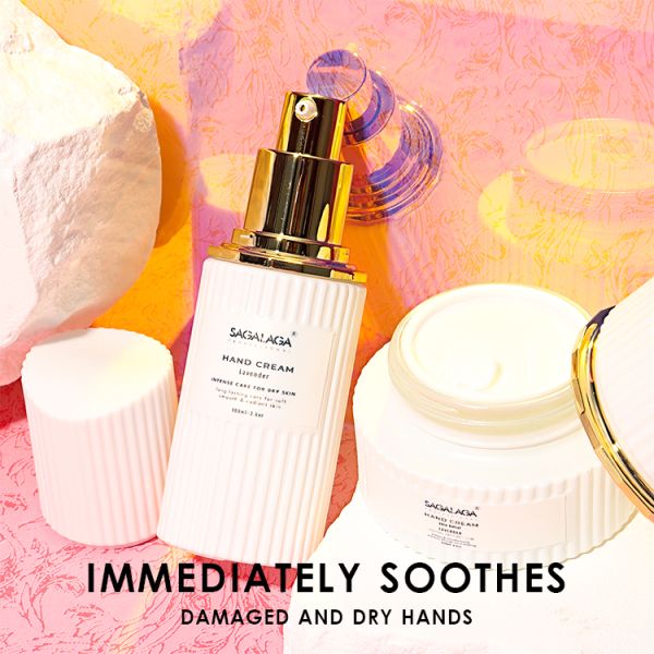 Beauty Skin Care SAGALAGA Hand Cream Protects Skin Nail Care Relieves and Repairs Extremely Dry Hands 100ml in Jar