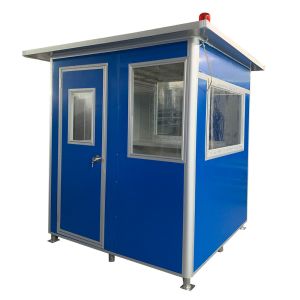Quality Small Guardhouse Outdoor Modern Security Kiosk Colour Steel wholesale