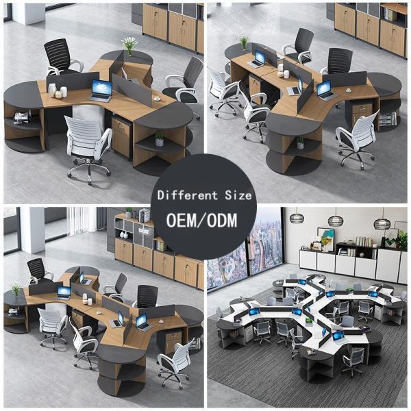 Main Material Aluminum Frame Panel/Fabric/Steel for Boss Desk and Conference Table