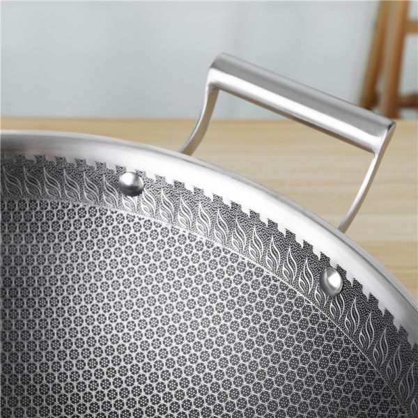 Compound Stovetop Frying Pan 42cm With Stainless Steel Cover