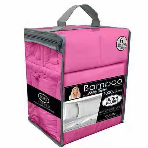 Super Soft Brushed Microfiber 1800 Thread Count Luxury Egyptian Trim Bed Sheet Set 6pcs