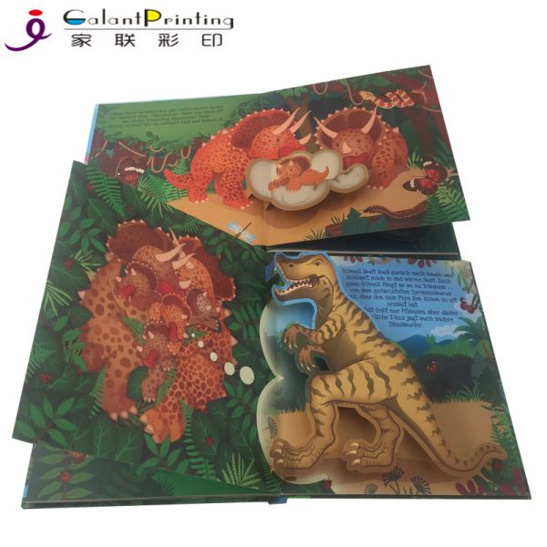 A4 A5 A3 Paper Printing Services Kids Board Books Glue / Sewing Binding