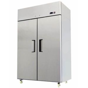China Frost Free Commercial Upright Freezer , Double Door Upright Chiller on sale