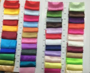 China Smooth Durable 100% Polyester Pink Silk Printed Satin Fabric For Saree Sari on sale