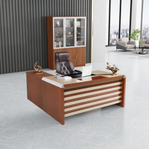 Quality L Shape Office Desk For Office Furniture Acrylic Solid Surface High Glossy Finishing wholesale