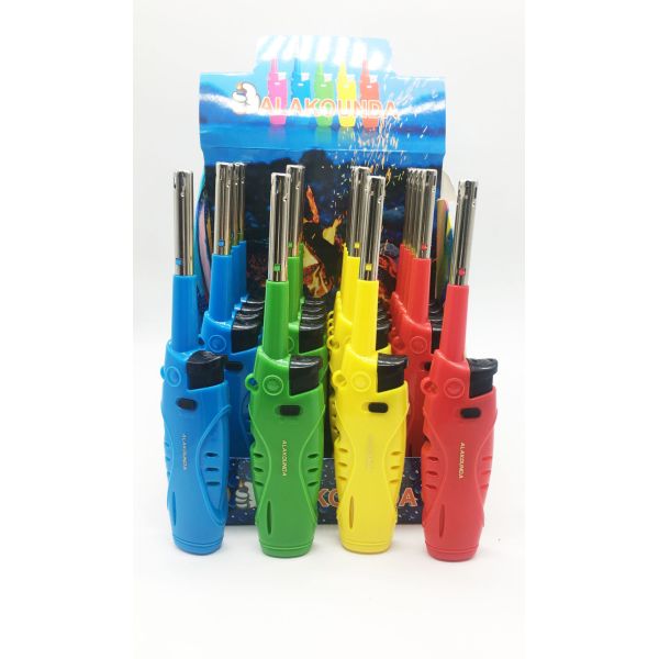 Dy-B003 OEM Long Gas Lighter Windproof Kitchen BBQ Lighter