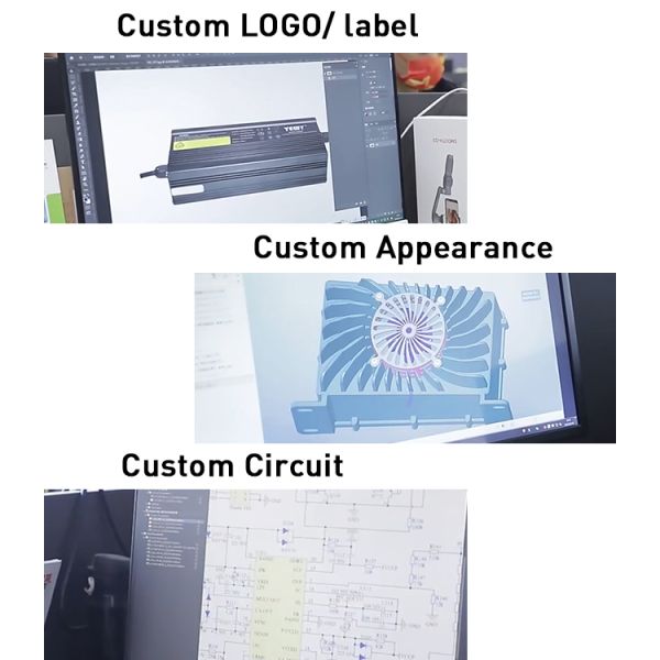 72v 45ah 50ah quick charge Motorcycle Battery Charger with 3-Stage