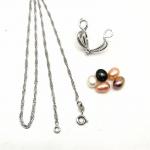 Amazing christmas day pearl jewelry -DIY 5 pearls jewelry kit-wish pearl gift