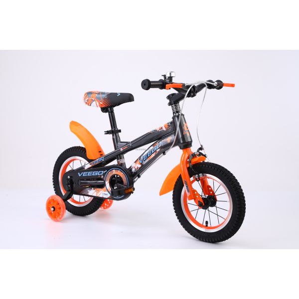 Steel Rim 12 Inch Kids Bike For Small Child Training Wheels Included Low MOQ Bicycle