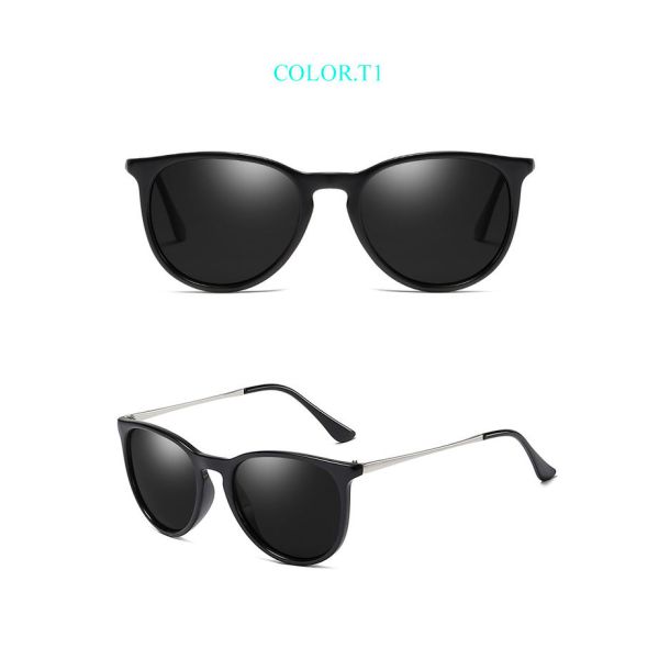 Men 144MM Square Frame Polarized Sunglasses Classic TAC Retro Style Yellow Night Vision Len