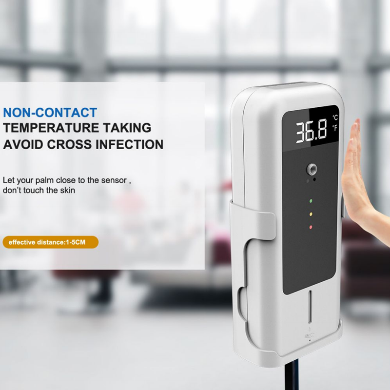 Infrared Induction 4AA Battery Walk Through Temperature Scanner