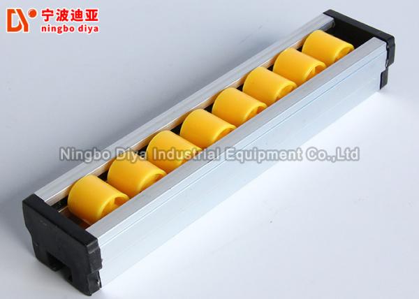 Cheap Mini Size Plastic Roller Track , Aluminium Alloy Roller Track Conveyor 24mm Height for sale
