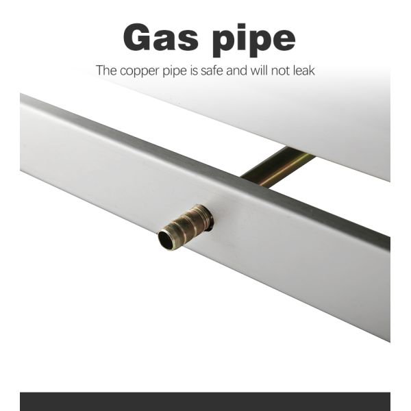 Silver White Industrial Hotel Gas Griddle Series 720 for Commercial Kitchen Equipment