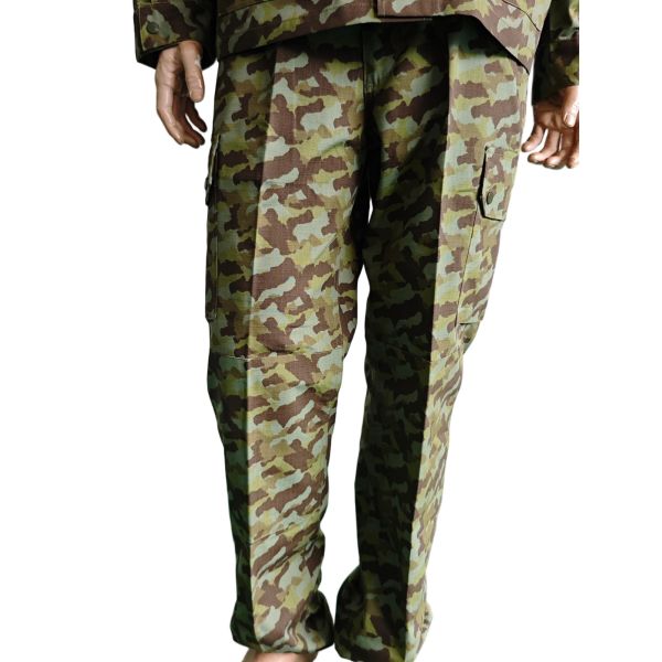 F2 Camouflage Military Uniform Set Tactical Durable Four Pocket Jacket Pants Boonie Hat Outfit