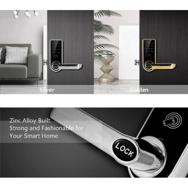 High End Home Automation Door Locks , Keyless Bluetooth Smart Lock