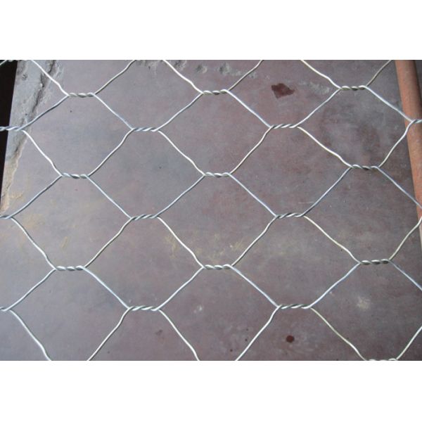 Hot Dip Galvanized PVC Coated Gabion Wire Mesh For Rock Walls